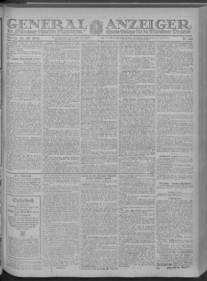 Münchner neueste Nachrichten Sonntag 14. Juli 1918