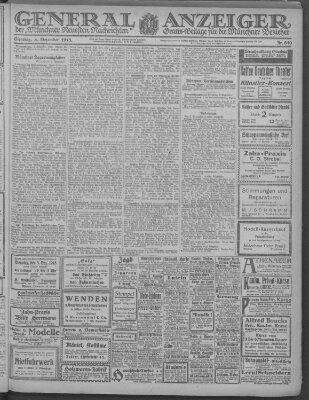 Münchner neueste Nachrichten Dienstag 3. Dezember 1918
