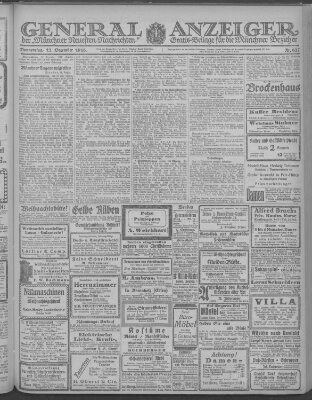 Münchner neueste Nachrichten Donnerstag 12. Dezember 1918