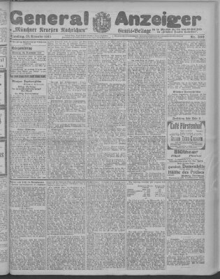 Münchner neueste Nachrichten Dienstag 23. November 1915