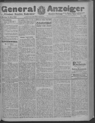 Münchner neueste Nachrichten Freitag 10. März 1916