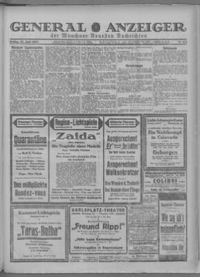 Münchner neueste Nachrichten Freitag 27. Juni 1924