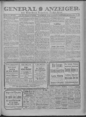 Münchner neueste Nachrichten Freitag 19. Juni 1925