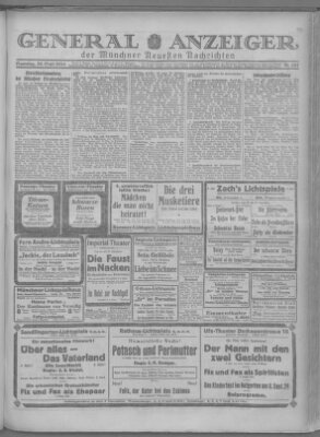 Münchner neueste Nachrichten Samstag 20. September 1924
