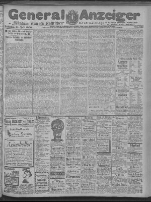 Münchner neueste Nachrichten Dienstag 31. Juli 1900