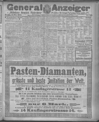 Münchner neueste Nachrichten Montag 14. Mai 1900
