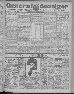 Münchner neueste Nachrichten Donnerstag 9. Oktober 1902