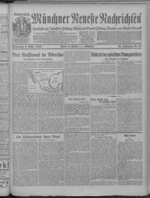 Münchner neueste Nachrichten Samstag 9. März 1929