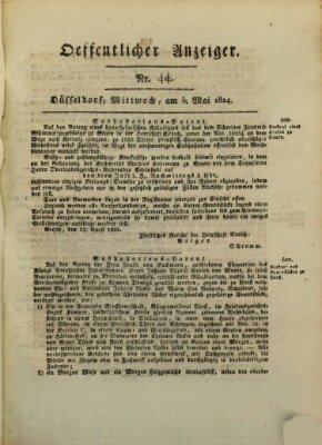 Amtsblatt für den Regierungsbezirk Düsseldorf Mittwoch 5. Mai 1824