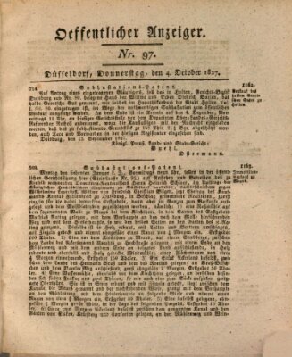 Amtsblatt für den Regierungsbezirk Düsseldorf Donnerstag 4. Oktober 1827
