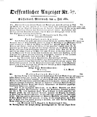 Amtsblatt für den Regierungsbezirk Düsseldorf Mittwoch 4. Juli 1832