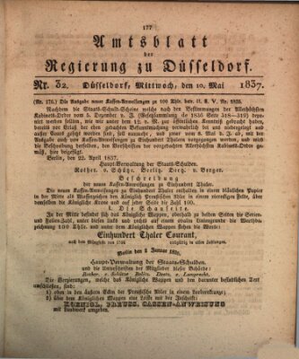 Amtsblatt für den Regierungsbezirk Düsseldorf Mittwoch 10. Mai 1837