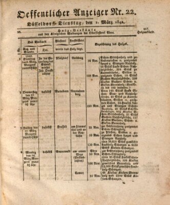 Amtsblatt für den Regierungsbezirk Düsseldorf Dienstag 1. März 1842