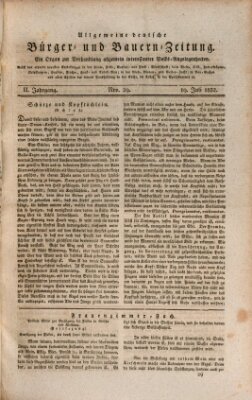 Allgemeine deutsche Bürger- und Bauern-Zeitung (Bauern-Zeitung aus Frauendorf) Donnerstag 19. Juli 1832