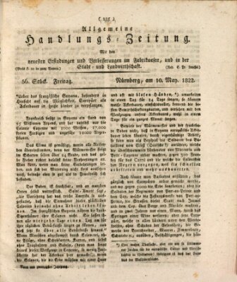 Allgemeine Handlungs-Zeitung Freitag 10. Mai 1822