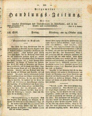 Allgemeine Handlungs-Zeitung Freitag 24. Oktober 1828