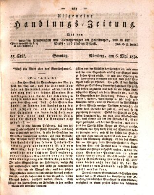 Allgemeine Handlungs-Zeitung Sonntag 6. Mai 1832