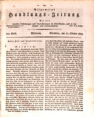 Allgemeine Handlungs-Zeitung Mittwoch 10. Oktober 1832