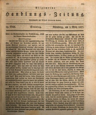 Allgemeine Handlungs-Zeitung Sonntag 5. März 1837