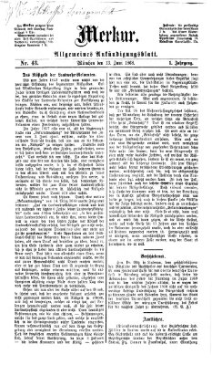 Merkur Samstag 13. Juni 1868