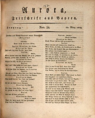 Aurora Freitag 20. März 1829