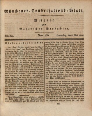 Münchener Conversations-Blatt (Bayer'scher Beobachter) Donnerstag 6. Mai 1830