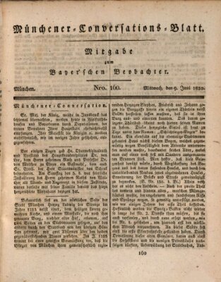 Münchener Conversations-Blatt (Bayer'scher Beobachter) Mittwoch 9. Juni 1830