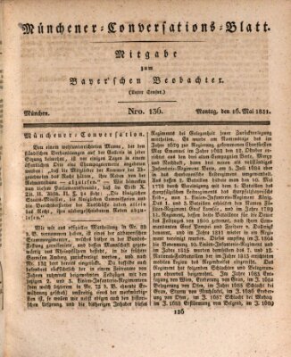 Münchener Conversations-Blatt (Bayer'scher Beobachter) Montag 16. Mai 1831