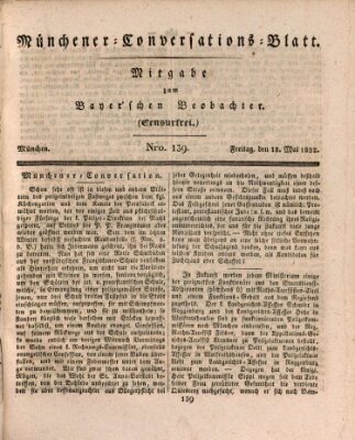 Münchener Conversations-Blatt (Bayer'scher Beobachter) Freitag 18. Mai 1832