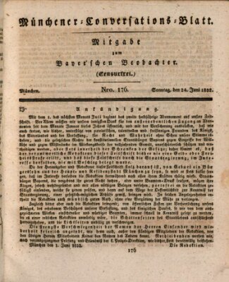 Münchener Conversations-Blatt (Bayer'scher Beobachter) Sonntag 24. Juni 1832