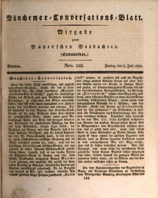 Münchener Conversations-Blatt (Bayer'scher Beobachter) Freitag 6. Juli 1832