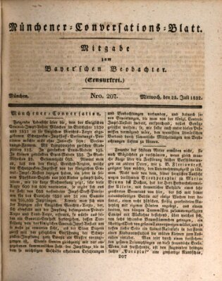 Münchener Conversations-Blatt (Bayer'scher Beobachter) Mittwoch 25. Juli 1832