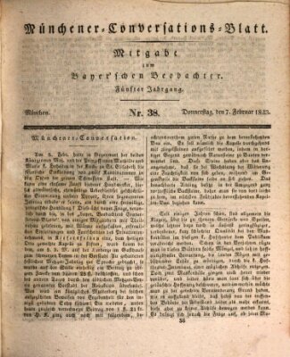 Münchener Conversations-Blatt (Bayer'scher Beobachter) Donnerstag 7. Februar 1833