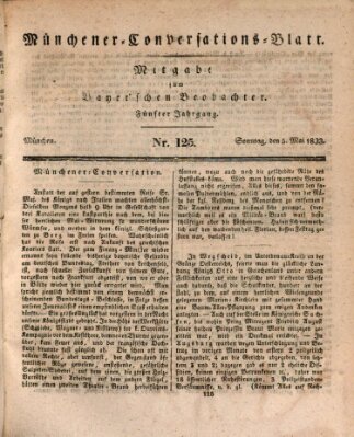 Münchener Conversations-Blatt (Bayer'scher Beobachter) Sonntag 5. Mai 1833
