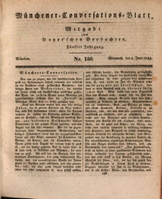 Münchener Conversations-Blatt (Bayer'scher Beobachter) Mittwoch 5. Juni 1833