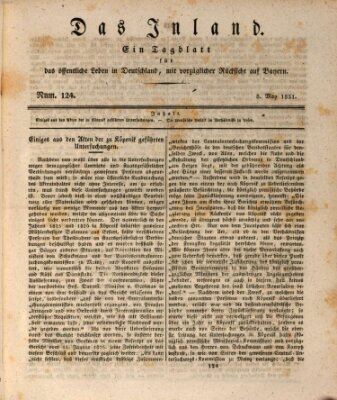 Das Inland (Deutsche Tribüne) Sonntag 8. Mai 1831
