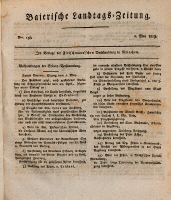Baierische Landtags-Zeitung Sonntag 2. Mai 1819