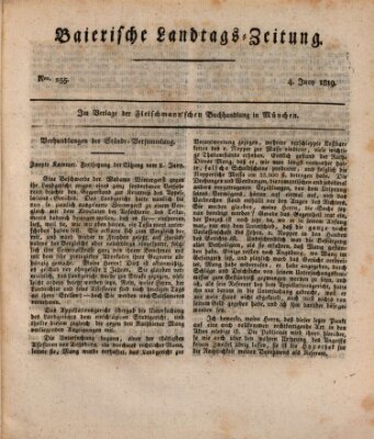 Baierische Landtags-Zeitung Montag 14. Juni 1819