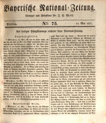 Bayerische National-Zeitung Freitag 12. Mai 1837
