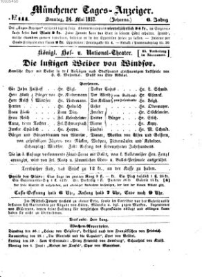 Münchener Tages-Anzeiger Sonntag 24. Mai 1857