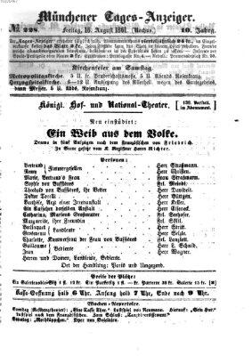 Münchener Tages-Anzeiger Freitag 16. August 1861