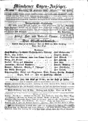 Münchener Tages-Anzeiger Donnerstag 29. September 1864