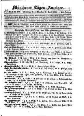 Münchener Tages-Anzeiger Sonntag 4. Juni 1865