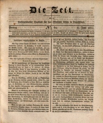 Die Zeit Freitag 8. Juni 1832