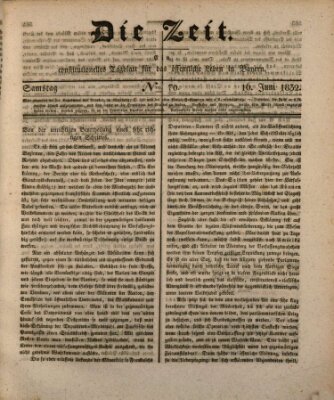 Die Zeit Samstag 16. Juni 1832