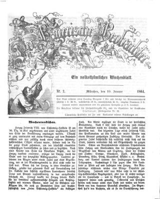 Der bayerische Beobachter Sonntag 10. Januar 1864