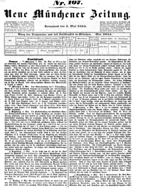 Neue Münchener Zeitung (Süddeutsche Presse) Samstag 5. Mai 1855
