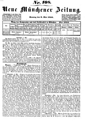 Neue Münchener Zeitung (Süddeutsche Presse) Sonntag 6. Mai 1855