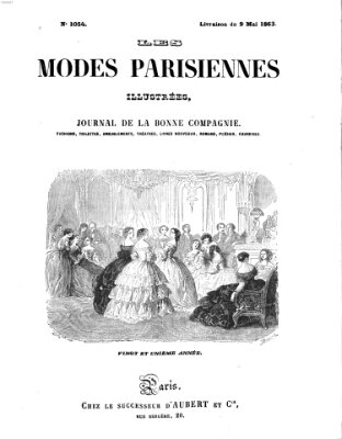 Les Modes parisiennes Samstag 9. Mai 1863