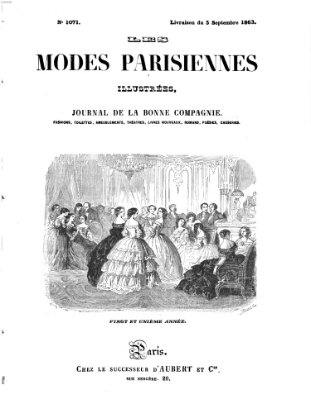 Les Modes parisiennes Samstag 5. September 1863